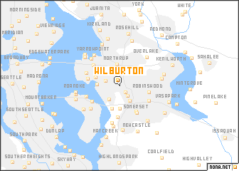 map of Wilburton
