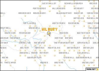 map of Wilbury