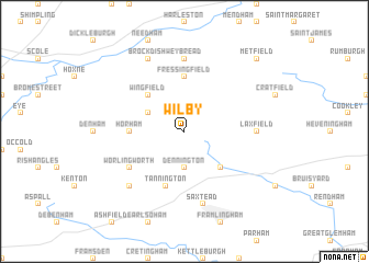 map of Wilby