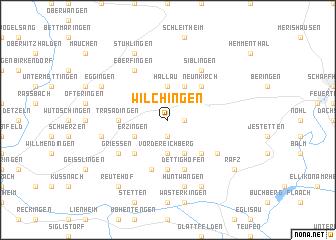 map of Wilchingen