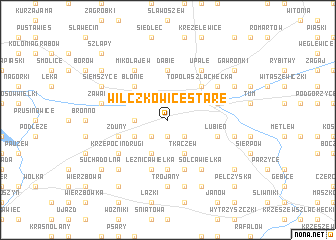 map of Wilczkowice Stare