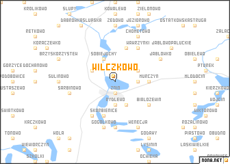 map of Wilczkowo