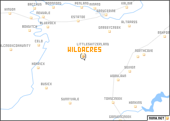 map of Wildacres