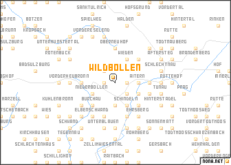 map of Wildböllen