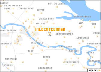 map of Wildcat Corner