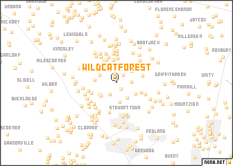 map of Wildcat Forest