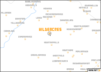 map of Wilde Acres