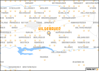 map of Wildebauer