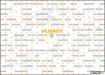 map of Wildebeek