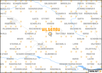 map of Wildenau