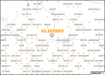 map of Wildenhain