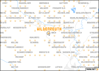 map of Wildenreuth