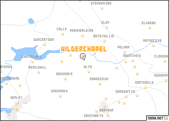 map of Wilder Chapel