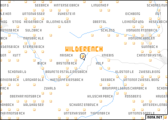 map of Wilde Rench