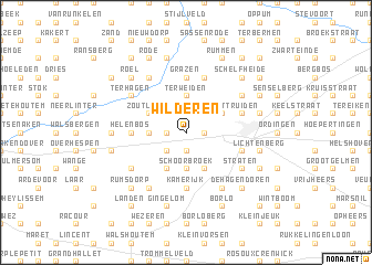 map of Wilderen