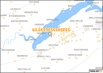 map of Wilderness Shores