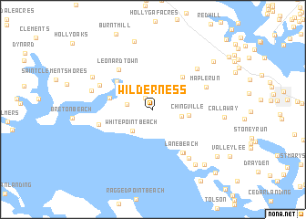 map of Wilderness