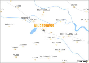map of Wilderness