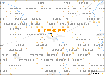 map of Wildeshausen