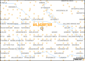 map of Wildgarten