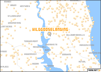 map of Wild Goose Landing