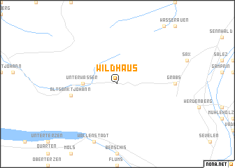 map of Wildhaus