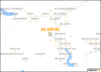 map of Wildpfad