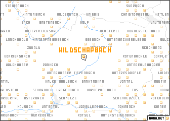 map of Wildschapbach