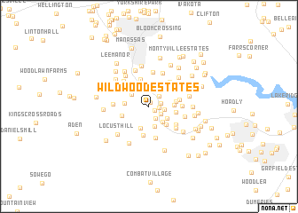 map of Wildwood Estates