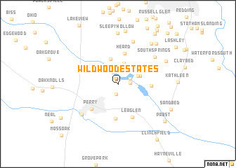 map of Wildwood Estates