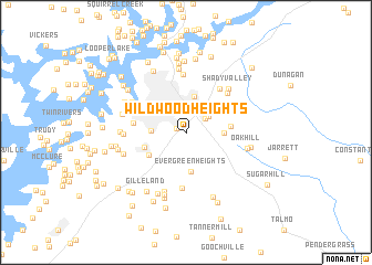 map of Wildwood Heights