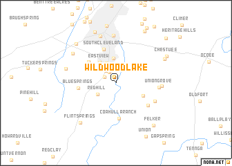 map of Wildwood Lake