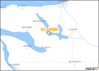 map of Wildwood