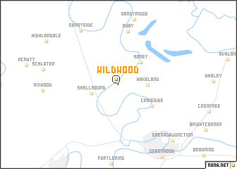 map of Wildwood