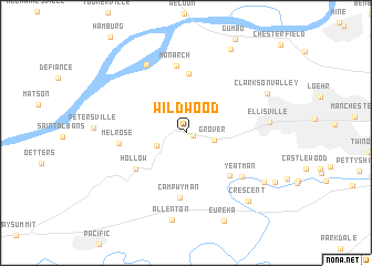 map of Wildwood