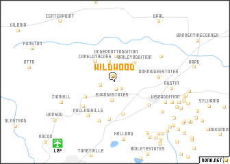 map of Wildwood