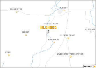 map of Wildwood