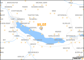 map of Wiler