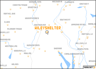 map of Wiley Shelter