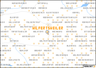 map of Wilfertsweiler