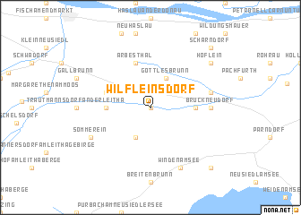 map of Wilfleinsdorf