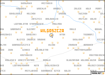 map of Wilgoszcza