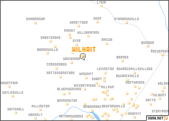 map of Wilhait