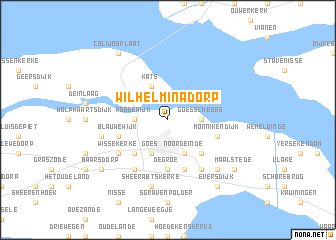 map of Wilhelminadorp