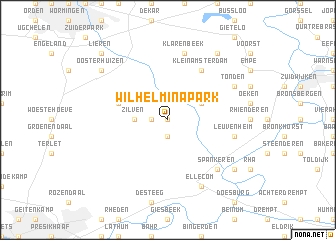 map of Wilhelminapark