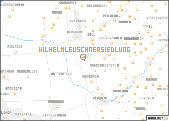 map of Wilhelm Leuschner Siedlung