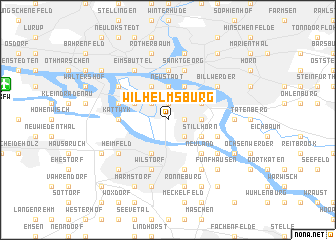 map of Wilhelmsburg