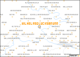 map of Wilhelmsglücksbrunn