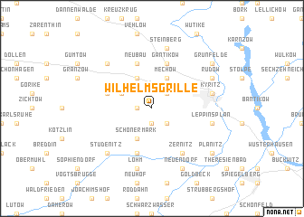 map of Wilhelmsgrille