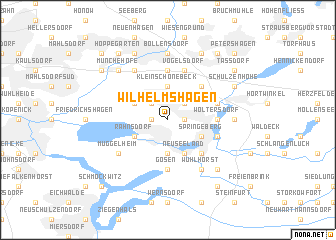 map of Wilhelmshagen